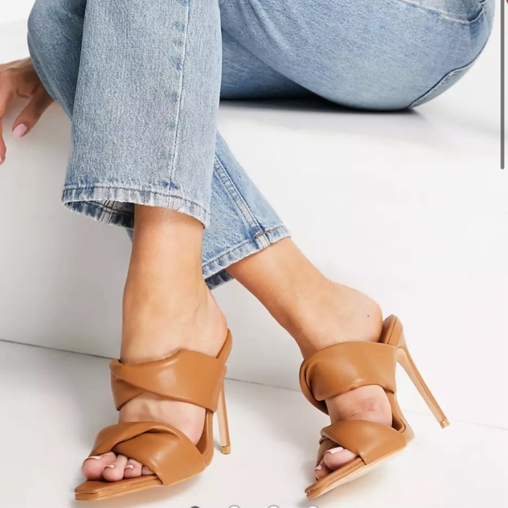 Public Desire Avatar Twist Strap Mules